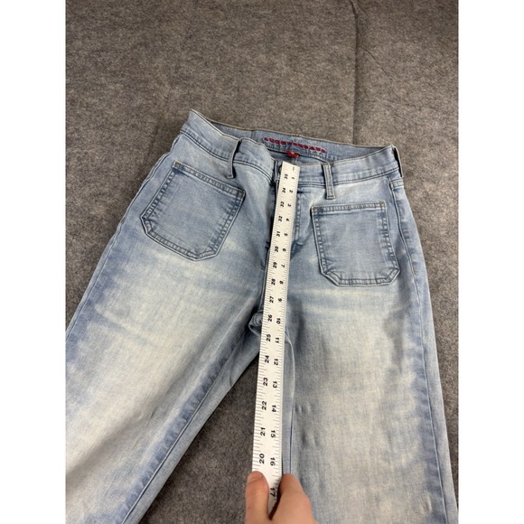 Lucky Brand Stevie Jeans Womens 2/26 Light Wash High-Rise Flare Retro Hippie 70s - Picture 8 of 10